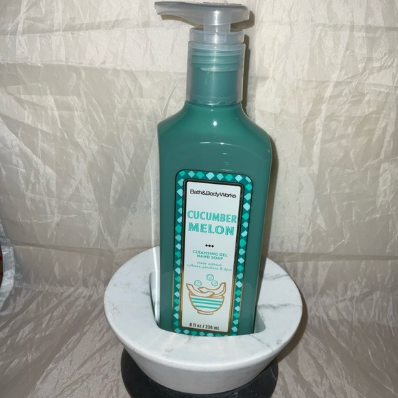 Bath & Body Works Black & White Marble Foaming Soap Holder NEW - Picture 2 of 2